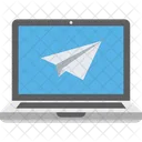 Despatch Message Sending Paper Plane Icon
