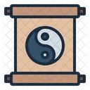 Desplazamiento Yin Yang Equilibrio Icon