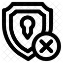 Desprotegido Vulneravel Exposto Ícone