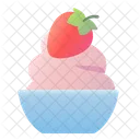 Strawberry Cream Icon