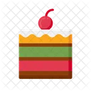 Dessert Pastry Cake Piece Icon