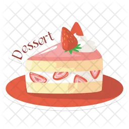 Dessert Cake  Illustrations  Icon