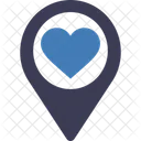 Destination Heart Location Icon