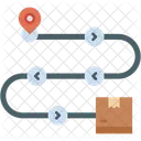 目的地、道路地図、地図ピン アイコン
