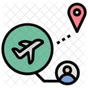 Destination Pssenger Flight Icon