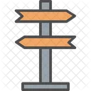Guide Post Signpost Directional Icon