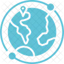 Destination Earth Globe Icon