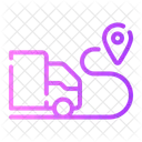 Destination Map Truck Icon
