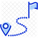 Destination Path Route Icon