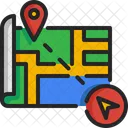 Destination Route Navigation Icon