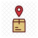Destination Package Box Map Icon