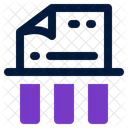 Destroy File Document Icon