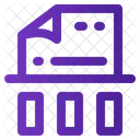 Destroy File Document Icon
