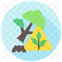 Destruccion Del Habitat Deforestacion Perdida De Especies Icon