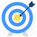 Caza De Fondos Objetivo De Negocio Objetivo De Negocio Icono