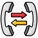 Desvio De Llamadas Transferencia De Llamadas Transferencia De Llamadas Icono