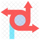 Camino Alternativa Ruta Icono