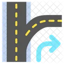 Camino Alternativa Ruta Icono