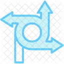 Ruta Alternativa Alerta Icono