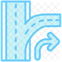 Ruta Alternativa Alerta Icono