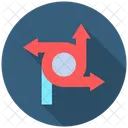 Camino Alternativa Ruta Icono