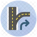 Camino Alternativa Ruta Icono