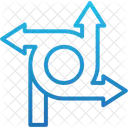 Camino Alternativa Ruta Icono