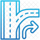 Camino Alternativa Ruta Icono