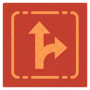 Desvio Opcion Direccional Icono
