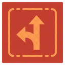 Desvio Opcion Direccional Icono