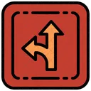 Desvio Opcion Direccional Icono
