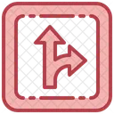 Desvio Opcion Direccional Icono