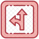 Desvio Opcion Direccional Icono