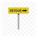 Desvio Flecha Direccion Icono