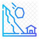 Detachment Landslide House Icon