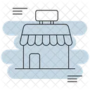 Vente Au Detail Magasin Magasin Icône