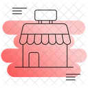 Vente Au Detail Magasin Magasin Icône