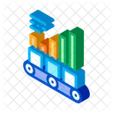 Detailliert Grafik Statistik Ícone