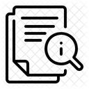 Details Information Document Icon