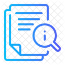 Details Information Document Icon