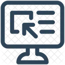 Comercio Eletronico Internet Lcd Ícone