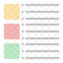 Detalles Lista Favorito Icono
