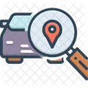 Deteccao Automatica Pesquisa GPS Ícone