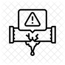 Fuite Detection Eau Icône