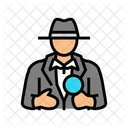 Detective Search Magnifying Icon