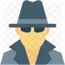 Detective Incognito Investigator Icon