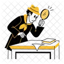Detective Spying Searching Icon