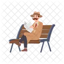 Detective Homme Vecteur Icône