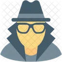 Detective Incognito Robber Icon