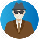 Detective Spy Secret Agent Icon
